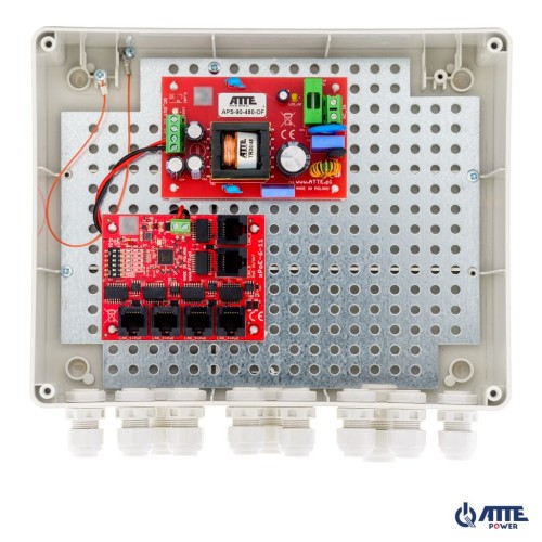 SWITCH ZEWNĘTRZNY 5-PORTOWY POE DO 5 KAMER IP ATTE IP-5-11-L2 - 1889970