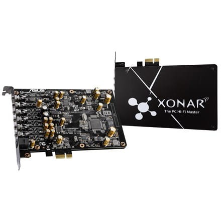 ASUS XONAR AE Asus XONAR AE 7.1 PCIe gaming sound card with 192kHz/24-bit Hi-Res audio quality - 1890216
