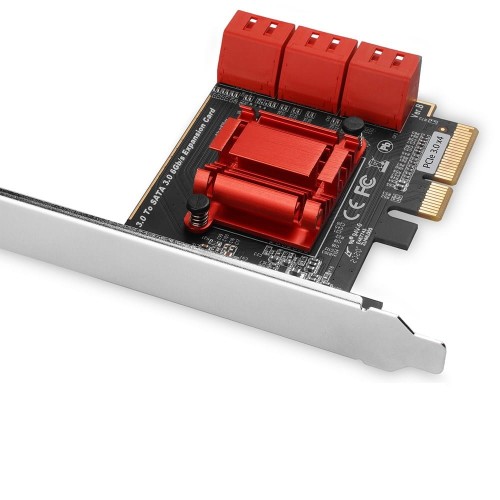 AXAGON PCES-SA6 PCIe Controller 6x internal SATA 6G port, LP - 1890303