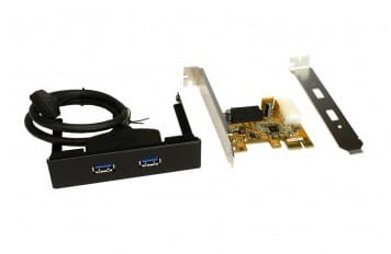 Pamięć masowa IO Exsys PCIe 2x USB 3.0 wewnętrzna (EX-11099-2) - 1890331