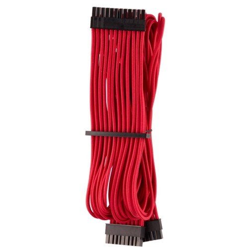 24-stykowy ATX w oplocie Corsair Premium (Gen 4) — czerwony - 1890463