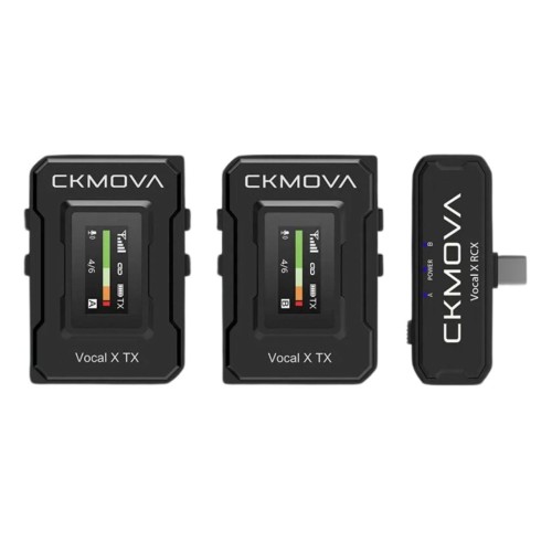 CKMOVA Vocal X V4 MK2 - Bezprzewodowy system usb-c z dwoma mikrofonami - 1890559