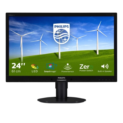 Monitor 24" Philips 243V7QDSB/00 IPS D-Sub/HDMI/DVI czarny - 1891128