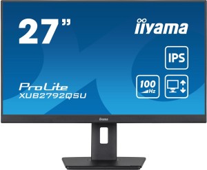 Monitor iiyama 27" ProLite XUB2792QSU-B6 IPS 100Hz HDMI DP 4xUSB-A USB-B głośniki