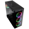 Kolink Horizon RGB Mid Tower, Szkło Hartowane - Czarne - 1893093