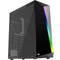 AEROCOOL AEROPGSSHARDRGB-BK AEROCOOL SHARD RGB - USB3.0 Obudowa ATX bez zasilacza - 1893169