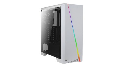 Obudowa Aerocool PGS CYLON MINI RGB AEROPGSCYLONMINI-WH (Micro ATX, Mini ITX; kolor biały) - 1893357