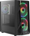 Aerocool NightHawk Duo Midi-Tower, szkło hartowane - czarne - 1893376