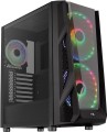 Aerocool NightHawk Duo Midi-Tower, szkło hartowane - czarne - 1893383