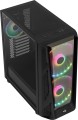 Aerocool NightHawk Duo Midi-Tower, szkło hartowane - czarne - 1893378