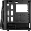 Aerocool NightHawk Duo Midi-Tower, szkło hartowane - czarne - 1893382