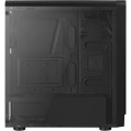 AEROCOOL AEROPGSRIFT-BK-RGB PC case ATX RIFT RGB USB 3.0 - 1x120mm BLACK FAN - Towar z uszkodzonym opakowaniem (P) - 1893401
