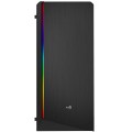 AEROCOOL AEROPGSRIFT-BK-RGB PC case ATX RIFT RGB USB 3.0 - 1x120mm BLACK FAN - Towar z uszkodzonym opakowaniem (P) - 1893399