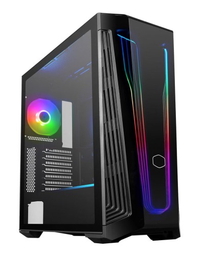 Cooler Master MasterBox 540 Midi-Tower, ARGB, Szkło hartowane - czarny - 1893839