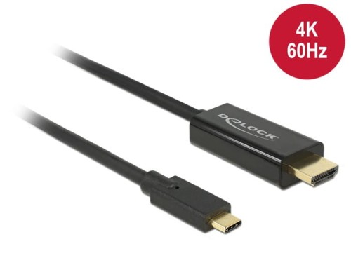 Kabel adapter Delock USB-C - HDMI (DisplayPort Alternate Mode) M/M 3m czarny - 1889147
