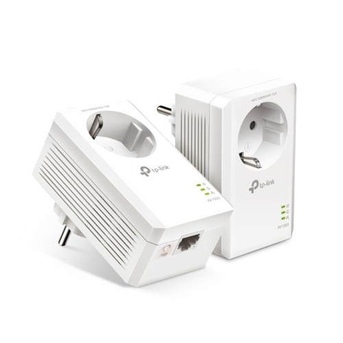Zestaw 2 transmiterów sieć AV1000 TP-LINK TL-PA7017P KIT Gigabit RJ45 1000Mb/s z gn. elektr.(Powerline 2 szt w kpl.) - 1889554