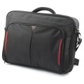Targus Torba do Notebooka 17-18'' Classic+ Clamshell, czarno-czerwona - 1890778