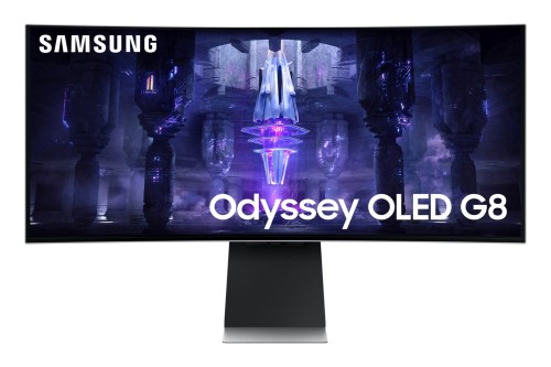 Monitor Samsung 34" Odyssey OLED G8 (LS34BG850SUXEN) µHDMI mDP 2xUSB-C WiFi BT głośniki - 1890934