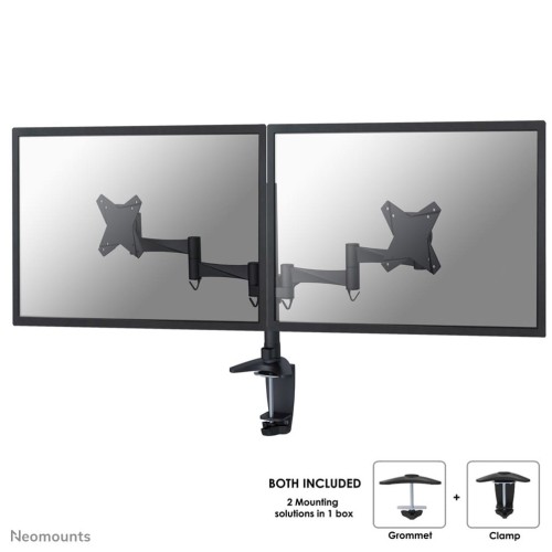 Uchwyt biurkowy do ekranów Neomounts 27" FPMA-D1330DBLACK 8 kg max VESA 100x100 Czarny - 1891061