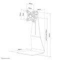 Uchwyt do ekranów Neomounts FPMA-D850BLACK biurkowy 10"-27" max VESA 100x100 max 10 kg Black - 1891064