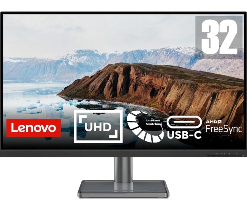Monitor Lenovo L32p-30 31.5" 16:9 3840x2160 1000:1 Raven Black - 1145171