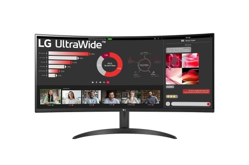 Monitor LG 34" UltraWide 34WR50QC-B WQHD 2xHDMI DP - 1891256
