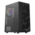 OBUDOWA AEROCOOL PGS HIVE-G-BK-v1 ARGB BLACK - 1893564