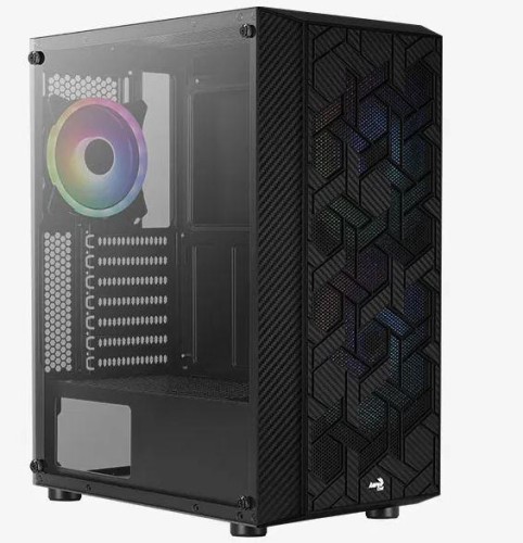 OBUDOWA AEROCOOL PGS HIVE-G-BK-v1 ARGB BLACK - 1893564