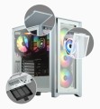 Obudowa Corsair iCUE 4000X RGB Mid-Tower ATX Tempered Glass White (CC-9011205-WW) - 1510768