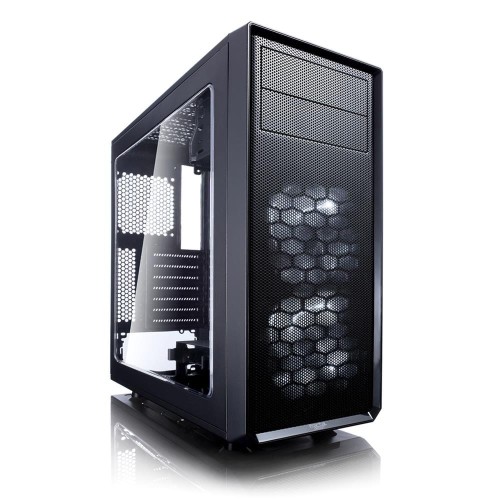 Obudowa FRACTAL DESIGN FD-CA-FOCUS-BK-W (ATX, ITX, Micro ATX; kolor czarny) - 1893623