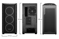 Obudowa be quiet! Shadow Base 800 FX Black E-ATX Midi ARGB z oknem bez zasilacza - 1648888