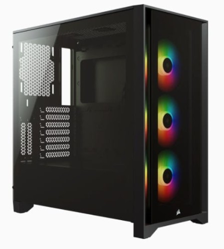 Obudowa Corsair iCUE 4000X RGB Mid-Tower ATX Tempered Glass Black (CC-9011204-WW) - 1893497