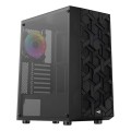 OBUDOWA AEROCOOL PGS HIVE-G-BK-v3 FRGB BLACK - 1893951
