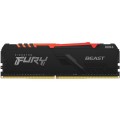 Pamięć DDR4 Kingston Fury Beast RGB 32GB (2x16GB) 3600MHz CL18 1,35V czarna - 1894563