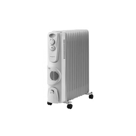 ORAVA OH-11A Grzejnik olejowy, 1000 W, 1500 W i 2500 W, Liczba poziomów mocy 3, Biały - 1882119