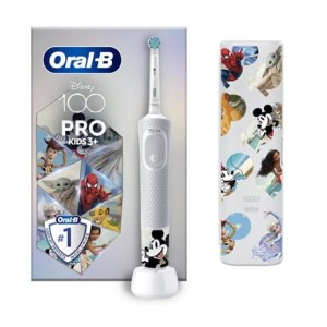 Doustny-B | Vitality PRO Kids Disney 100 | Elektryczna szczoteczka do zębów z etui podróżnym | Akumulator | Dla dzieci | Liczba główek szczoteczki w zestawie 1 | Liczba trybów szczotkowania zębów 2 |