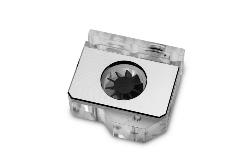 EK Water Blocks EK-Quantum Scalar Flowmeter Top-To-Bottom D-RGB - Nickel - 1885409