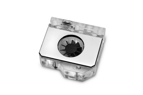 EK Water Blocks EK-Quantum Scalar Flowmeter Bottom-To-Top D-RGB - Nickel - 1885412