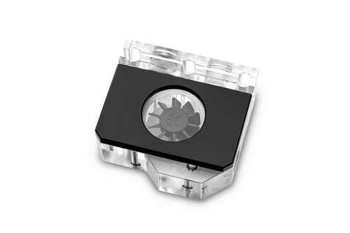 EK Water Blocks EK-Quantum Scalar Flowmeter Bottom-To-Top D-RGB - Schwarz - 1885455