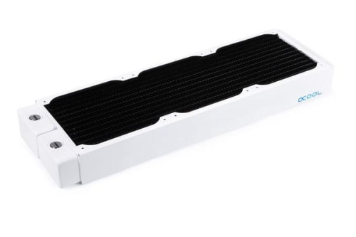 Alphacool NexXxoS XT45 Full Copper Radiator V.2 - 360mm, weiß - 1885576