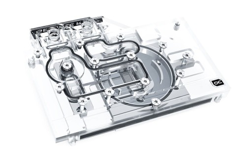 Alphacool Blok lodowy Aurora GPX-N RTX 3070 FE z płytą tylną - Akryl + Nikiel - 1885707