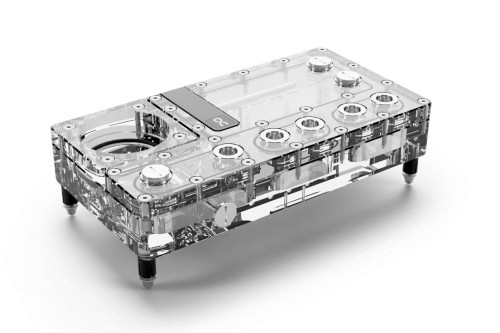 Alphacool Core Distro Płytka 240 mm prawa VPP/D5, ARGB - Akryl - 1885756