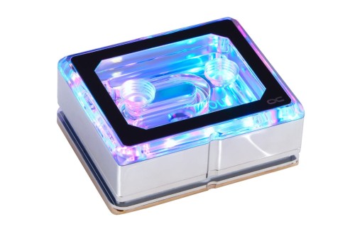 Alphacool Ice Block XPX Aurora Pro CPU, Digital RGB - Akrylowy Chrom - 1885774
