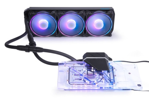 Alphacool Młynek do lodu 2 AIO - 360mm RX 6800/6800XT ROG Strix/TUF z płytą tylną - 1885852