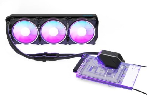 Alphacool Młynek do lodu 2 AIO - 360mm RTX 4080 Strix z płytą tylną - 1885861