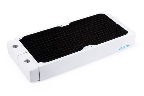Alphacool NexXxoS XT45 Grzejnik Pełnomiedziany V.2 - 280mm, biały - 1885897
