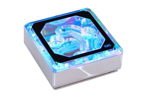 Alphacool Ice Block XPX Aurora Edge Procesor - Akrylowy Chrom Cyfrowy RGB - 1885905