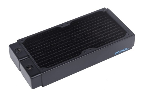 Alphacool NexXxoS V.2 XT45 Full Copper Radiator - 240mm, czarny - 1885929