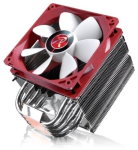 RAIJINTEK Themis Evo Procesor Chłodnica/wentylator 12 cm Metaliczny, Czerwony, Biały