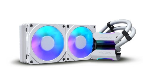 Chłodnica cieczy PHANTEKS Glacier One 240 MPH AiO, D-RGB - biała - 1886150